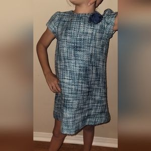 💙🩵Tweed Blue  New Janie and Jack Wool Dress💙🩵